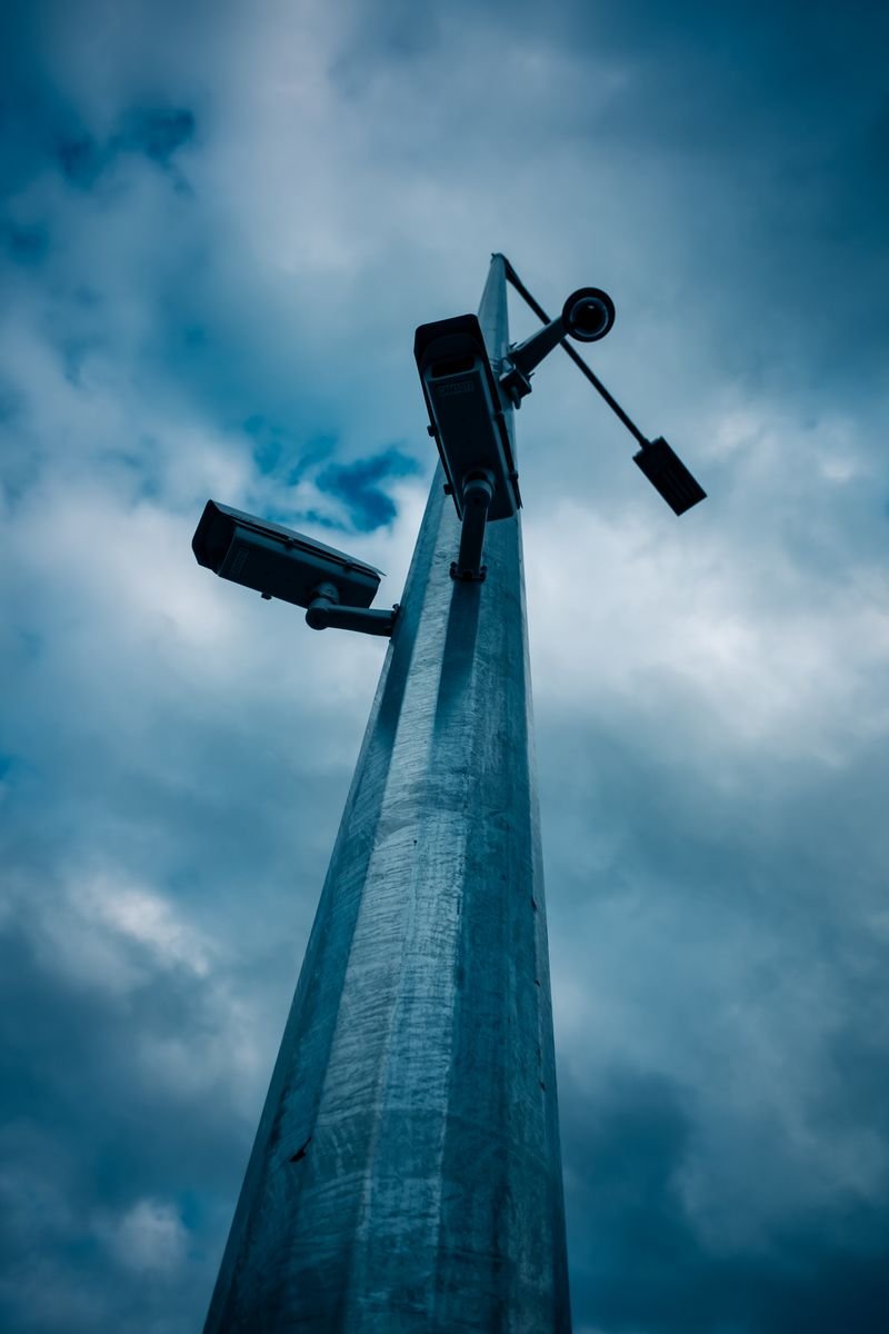 Câmeras de monitoramento na cidade